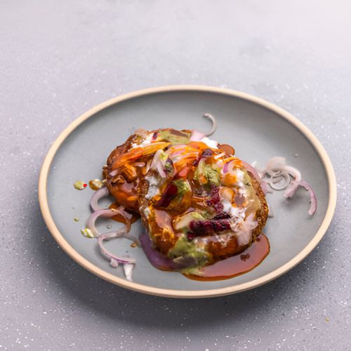 Aloo Tikki Chaat